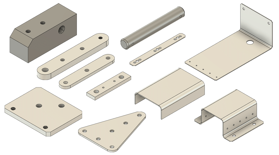 Semi-finished products and standard parts for the Aircraft Mechanic CAT B1 / CAT B2 examination